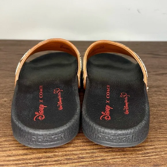 Coach X Disney Sport Slide with Mickey Mouse Embroidery Size 7 - Picture 8 of 11